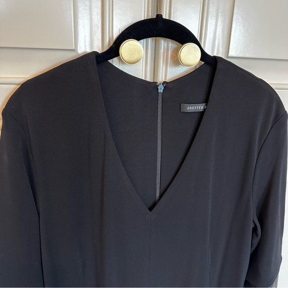 Joeffer Caoc Canadian Designer Women Black Cocktail Formal Dress Lagenlook Style - Picture 3 of 14